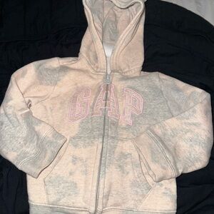 GAP Kids Pink Logo Zip-Up Hoodie